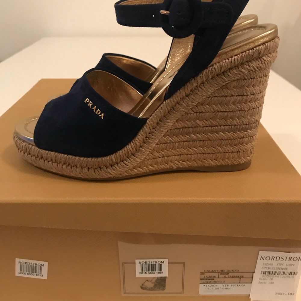 Prada Espadrille Wedge